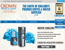 Tablet Screenshot of crown-coffee.co.uk